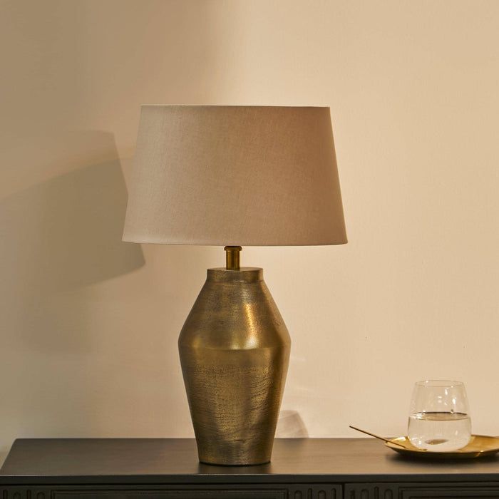 Thurlestone 29cm Metal Lamp Base - Gold - Laura James