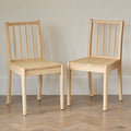 Tilly Whitewash Dining Chairs - Set of 2 - Laura James