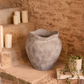 Tomar Fiber Cement 38.5cm Garden Planter - Rustic Grey - Laura James