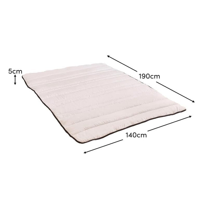 Una Single Sofa Bed Topper - White - Laura James
