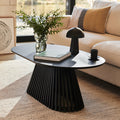 Willow  Black Oval Coffee Table - Laura James