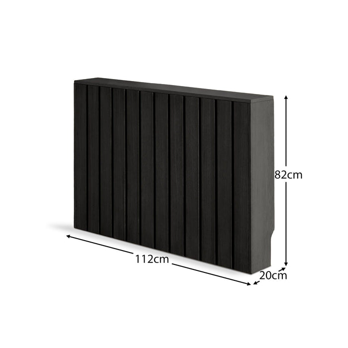 Willow Medium Radiator Cover - Black Oak
