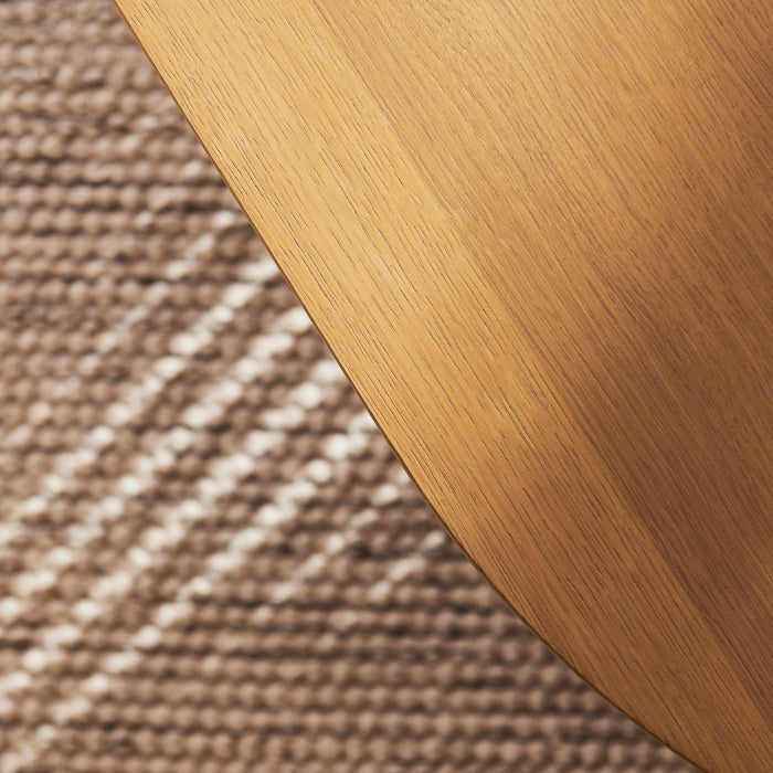 Willow Pale Oak Oval Coffee Table - Laura James