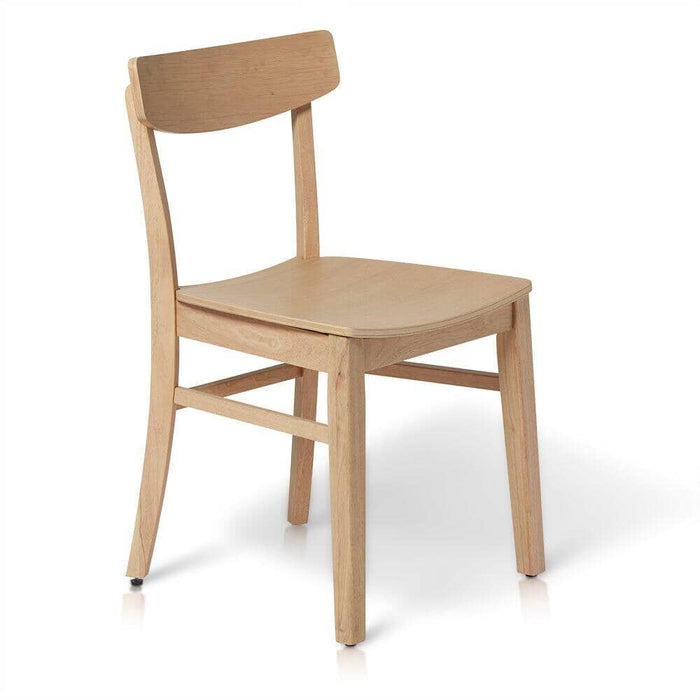 Willow Wooden Dining Chairs Set of 2 - Pale Oak - Laura James