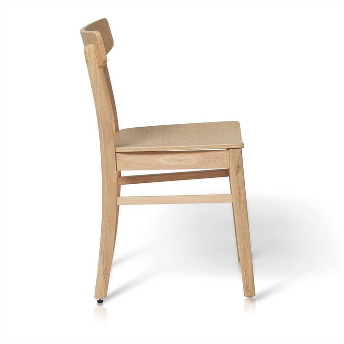 Willow Wooden Dining Chairs Set of 2 - Pale Oak - Laura James
