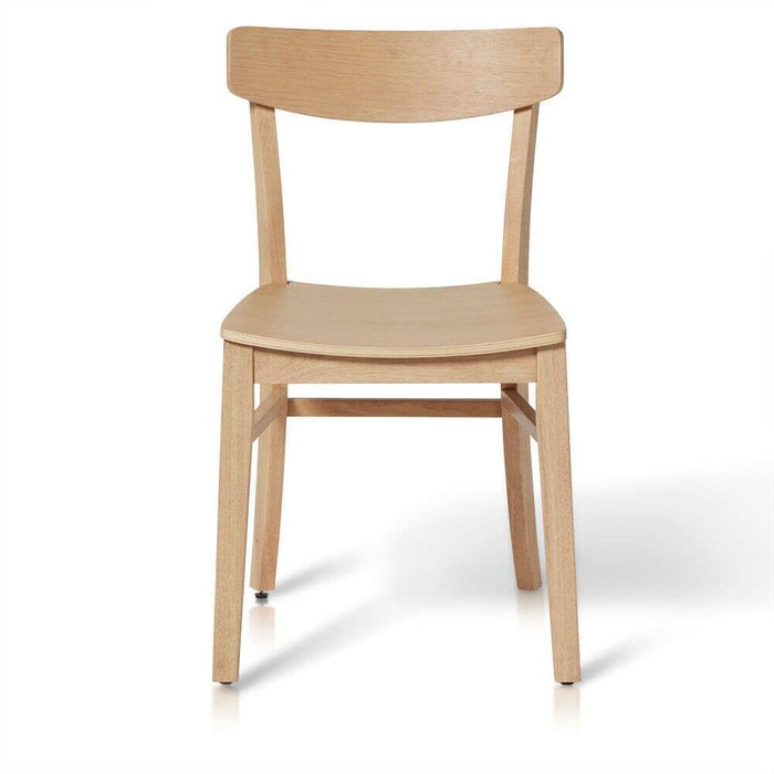 Willow Wooden Dining Chairs Set of 2 - Pale Oak - Laura James