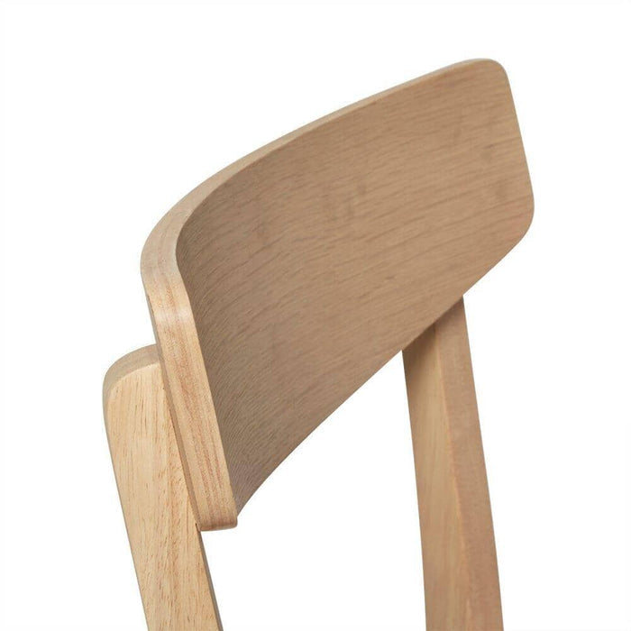 Willow Wooden Dining Chairs Set of 2 - Pale Oak - Laura James