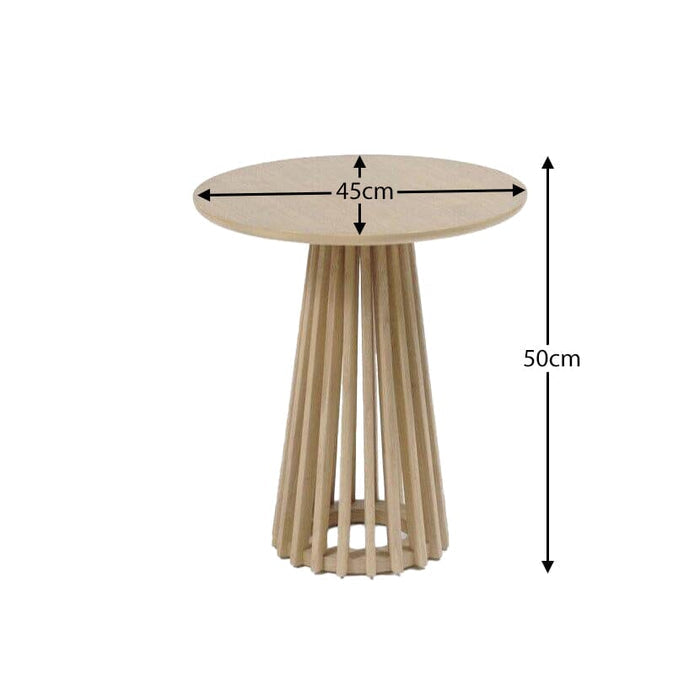 Outlet - Willow Side Table - Pale Oak