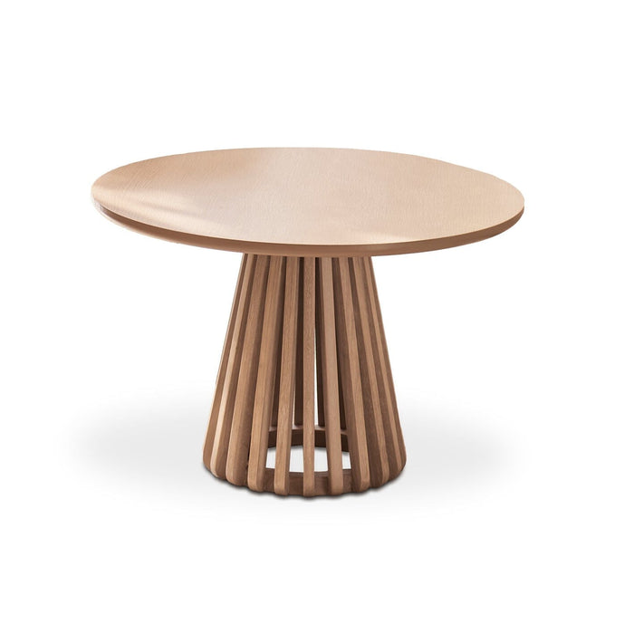 Willow Round Coffee Table - Whitewash Oak - Laura James