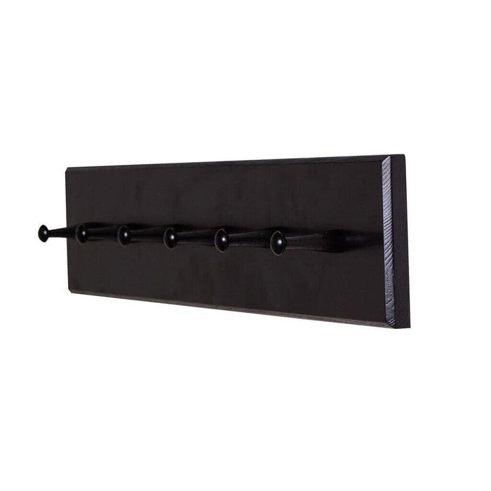 Willow Wooden Coat Rack - Black - Laura James