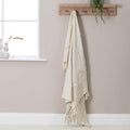 Willow Wooden Coat Rack with Shelf - Whitewash - Laura James