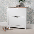 OUTLET-Shoe Cabinet - Small 2 Door - White - Laura James