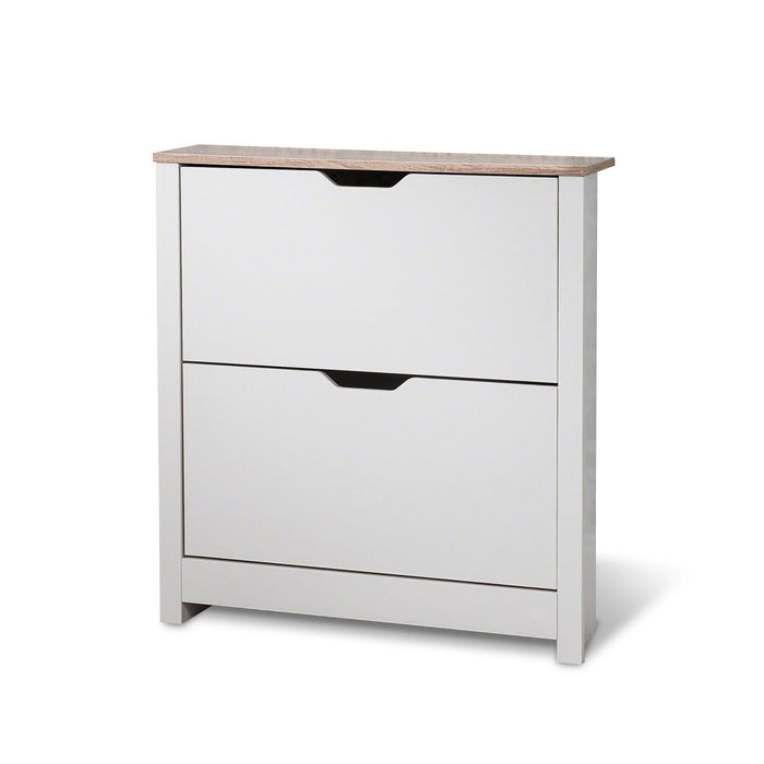 OUTLET-Shoe Cabinet - Small 2 Door - White - Laura James