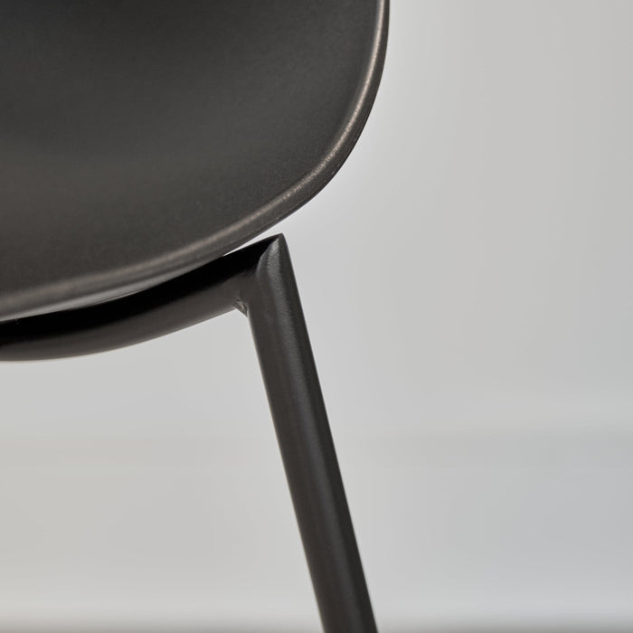 Wren Dining Chair - Set of 4 - Black - Laura James