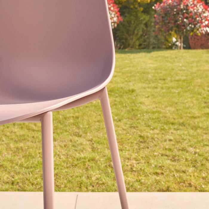 Wren Garden Dining Chair - Set of 2 - Dusty Pink - Laura James