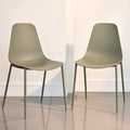 Wren Dining Chairs - Set of 2 - Green - Laura James