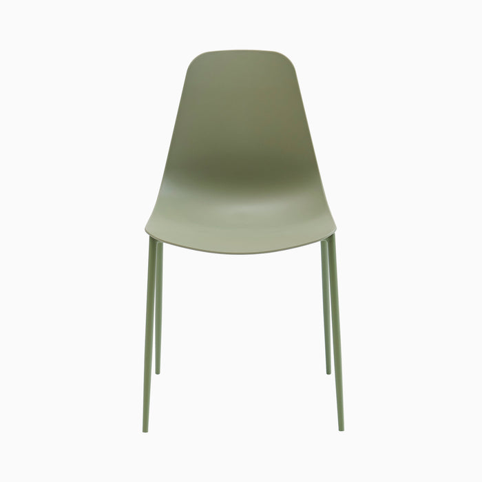 Wren Dining Chairs - Set of 2 - Green - Laura James