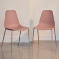 Wren Dining Chair - Set of 4 - Dusty Pink - Laura James