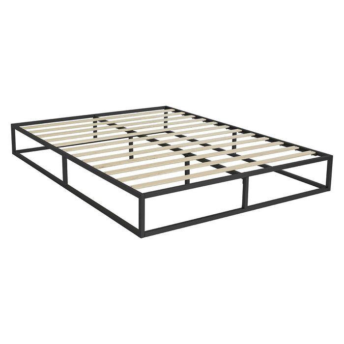 OUTLET-Indy Metal Platform bed King Black - Laura James