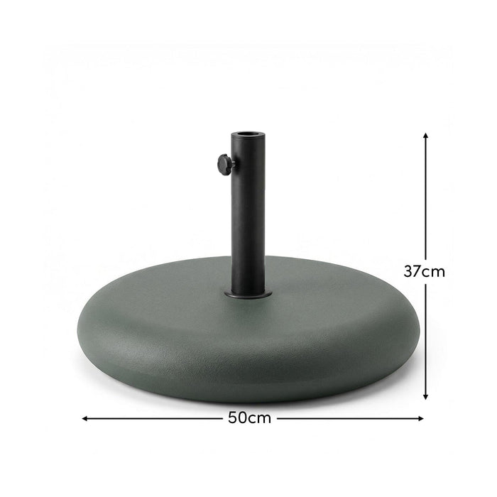 Parasol Base 25kg - Green Concrete - Laura James