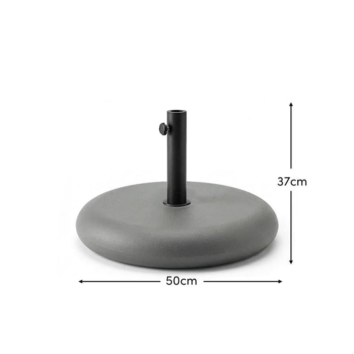 Parasol Base 25kg - Grey Concrete - Laura James