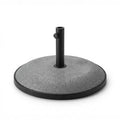 Round Parasol Base With Boarder - 25kg - Grey Concrete - Laura James