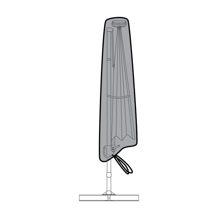 Parasol rain cover - lean over and cantilever parasols - Laura James
