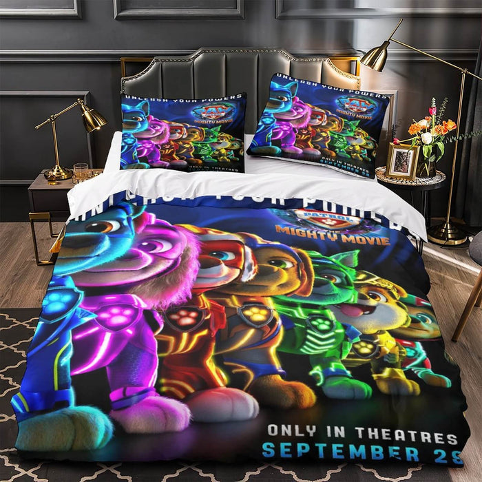 PAW Patrol The Mighty Movie Bedding Set Quilt Duvet Cover Without Filler