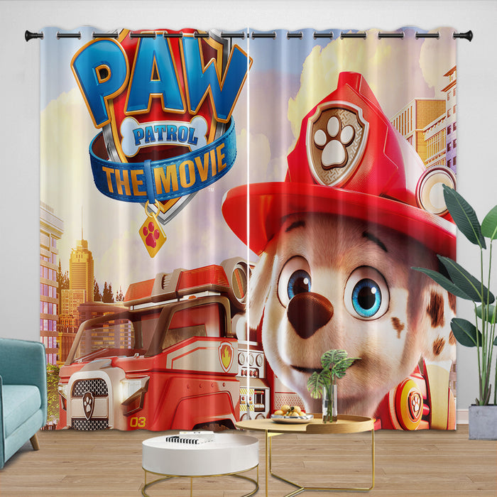 PAW Patrol The Movie Curtains Blackout Window Drapes Room Decoration