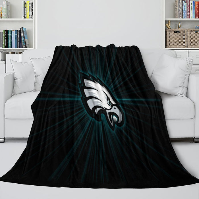 Philadelphia Eagles Blanket Flannel Fleece Throw Kids Room Decoration
