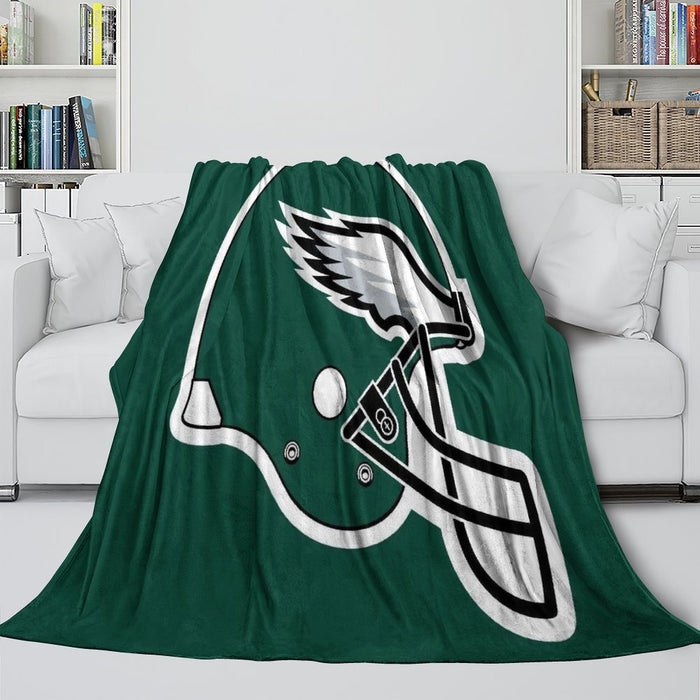 Philadelphia Eagles Blanket Flannel Fleece Throw Kids Room Decoration