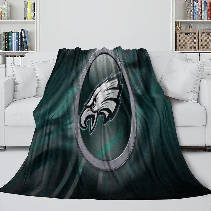 Philadelphia Eagles Blanket Flannel Fleece Throw Kids Room Decoration