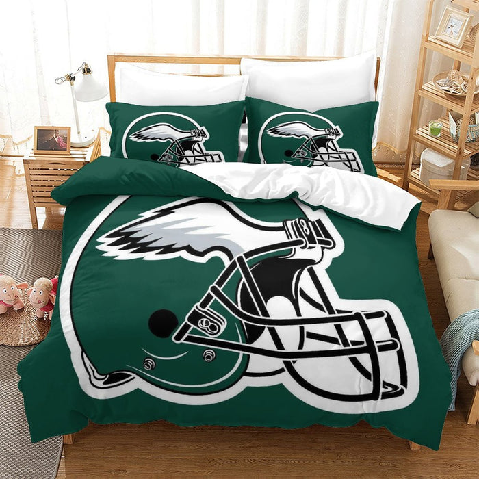 Philadelphia Eagles Duvet Cover Kids Bedding Set Without Filler