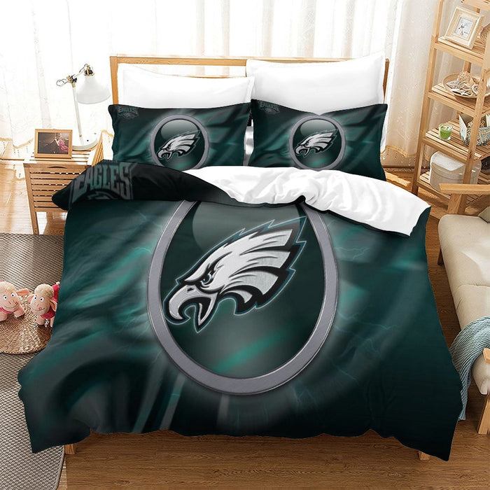 Philadelphia Eagles Duvet Cover Kids Bedding Set Without Filler