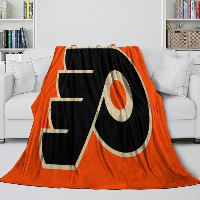 Philadelphia Flyers Blanket Flannel Throw Kids Room Decoration