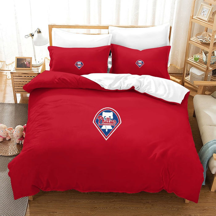 Philadelphia Phillies Bedding Set Quilt Cover Without Filler