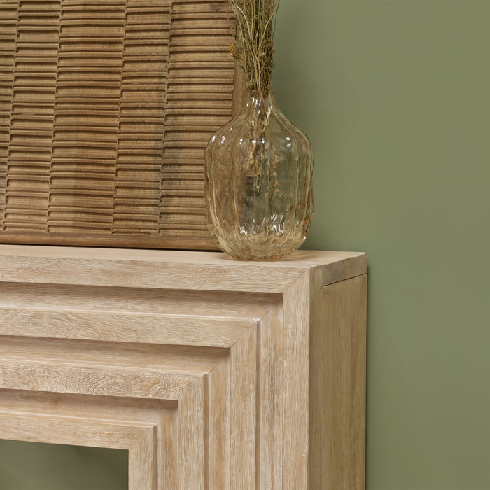 Piper 120cm Fireplace Surround - Chalked Mango Wood - Laura James