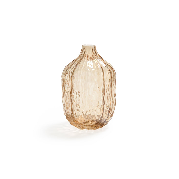 Radford 19cm Glass Vase - Clay - Laura James