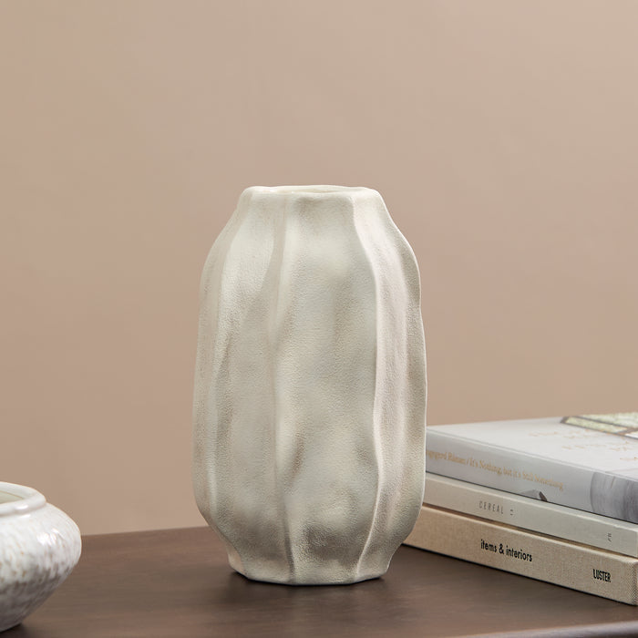 Radford 23cm Ceramic Tall Vase - Driftwood - Laura James