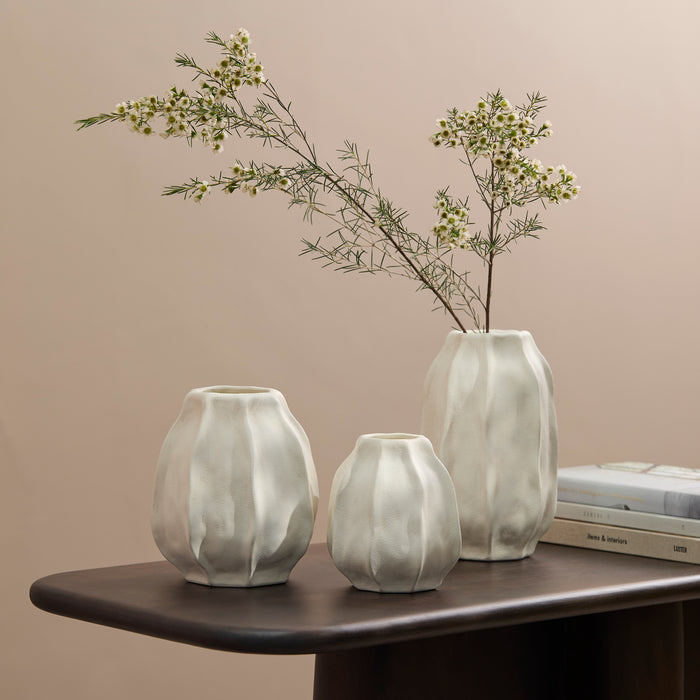 Radford 23cm Ceramic Tall Vase - Driftwood - Laura James