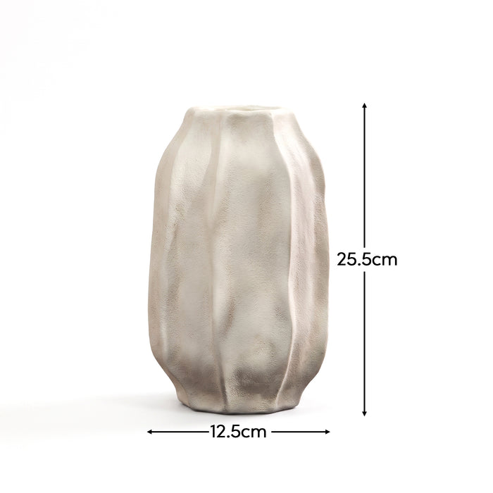 Radford 23cm Ceramic Tall Vase - Driftwood - Laura James