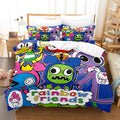 Rainbow Friends Bedding Set Quilt Cover Without Filler