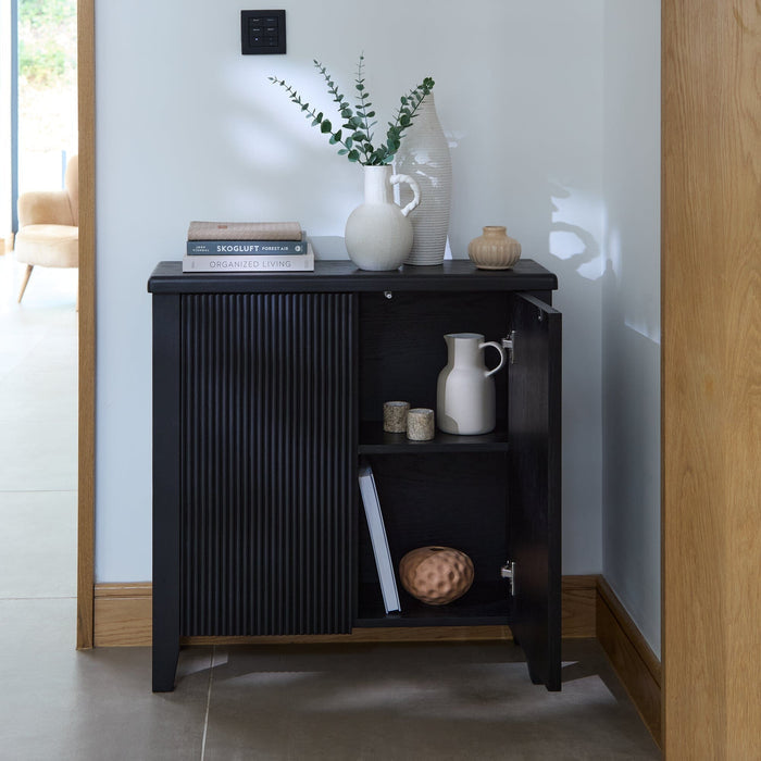Raleigh 2 Door Small Sideboard - Black Oak - Laura James