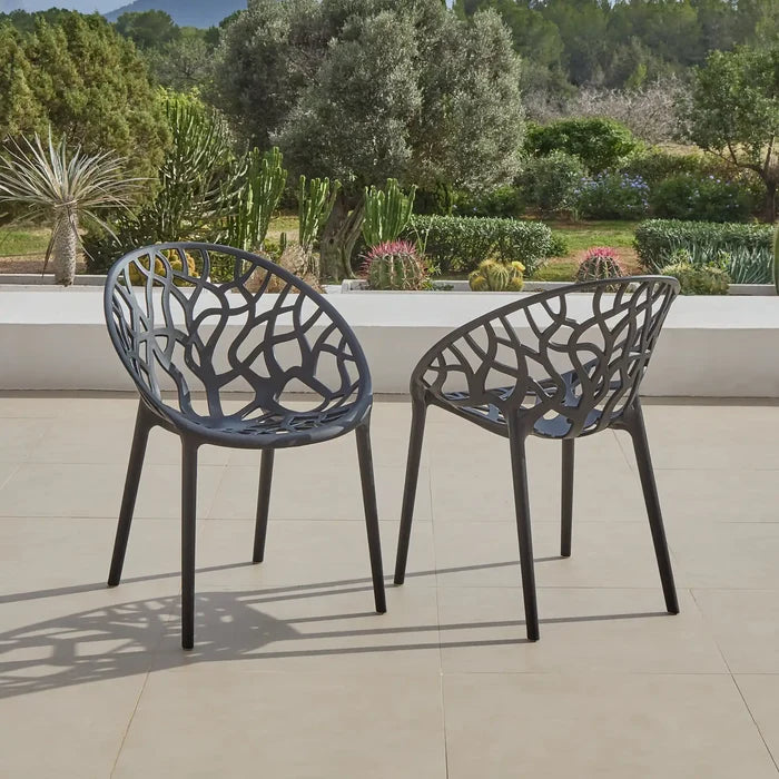 Raquel Dining Chairs - Set of 4 - Black - Laura James