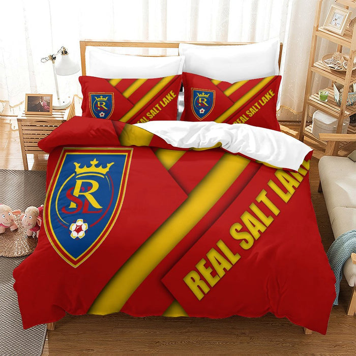 Real Salt Lake Bedding Set Duvet Cover Without Filler