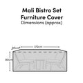 Mali Bistro Set Furniture Cover - Laura James