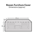 Rectangular Rain Cover 210x75x70cm - Laura James
