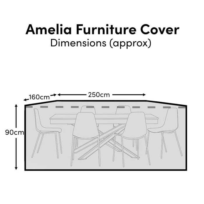 Amelia Wren Dining Table Sets Furniture Cover - Laura James