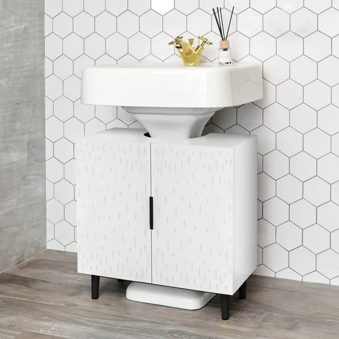 Reva 60cm Undersink Cabinet- Snow White