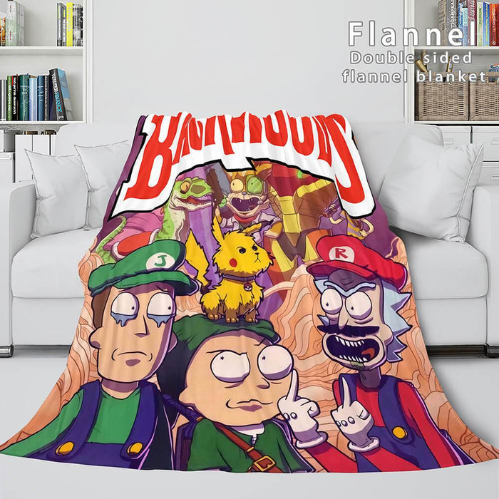Backwoods Rink Super Soft Flannel Fleece Blanket - EBuycos
